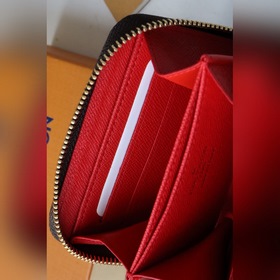 LV Рождественская коллекция Новинка ZIPPY Кошелек на молнии Арт
