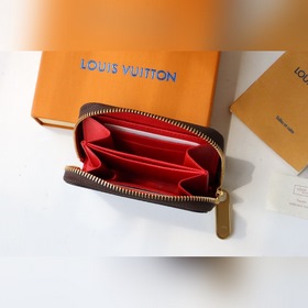LV Рождественская коллекция Новинка ZIPPY Кошелек на молнии Арт