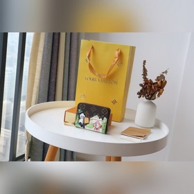 LV Рождественская коллекция Новинка ZIPPY Кошелек на молнии Арт