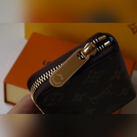 LV Рождественская коллекция Новинка ZIPPY Кошелек на молнии Арт