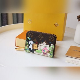 LV Рождественская коллекция Новинка ZIPPY Кошелек на молнии Арт