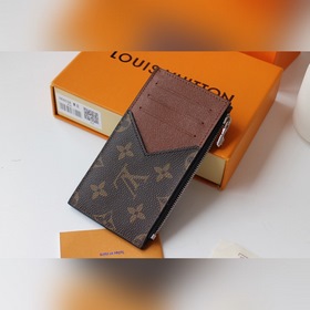 LV Новый кошелек с застежкой-монетодержателем Артикул： M64038 