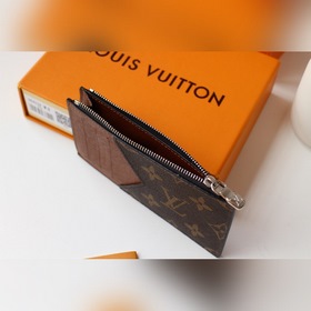 LV Новый кошелек с застежкой-монетодержателем Артикул： M64038 