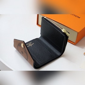 LV Модель： M80725 Желтый цветок Новый кошелек двухцветный Компак