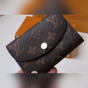 LV Кошелек для мелочи Артикул： M62361 Золотая застежка Компакт