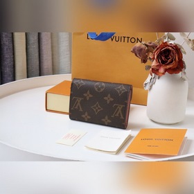 LV Кошелек для мелочи Артикул： M62361 Золотая застежка Компакт