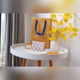 LV Кошелек для мелочи Артикул： M62361 Золотая застежка Компакт