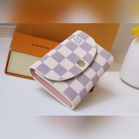 LV Кошелек для мелочи Артикул： M62361 Золотая застежка Компакт