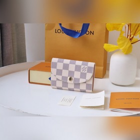 LV Кошелек для мелочи Артикул： M62361 Золотая застежка Компакт