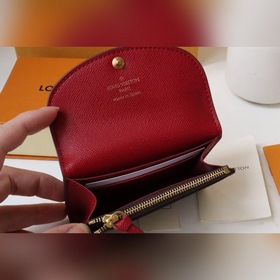 LV Кошелек для мелочи Артикул： M62361 Золотая застежка Компакт