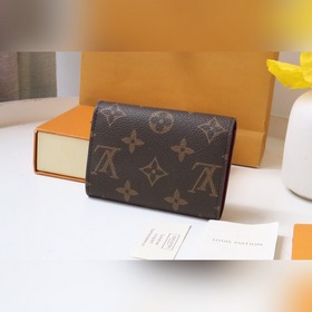 LV Кошелек для мелочи Артикул： M62361 Золотая застежка Компакт