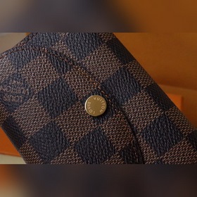 LV Кошелек для мелочи Артикул： M62361 Золотая застежка Компакт