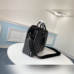 LV Модель N40007 Black Dandy Портфель Тонкая и прочная, эта сумк