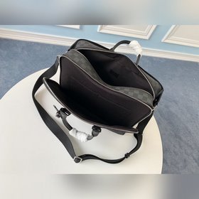 LV Модель N40007 Black Dandy Портфель Тонкая и прочная, эта сумк