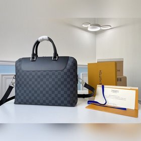 LV Модель N48260 Porte-Documents Jour Портфель Изготовлен из лег