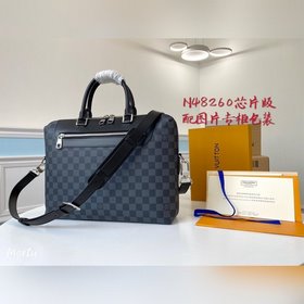 LV Модель N48260 Porte-Documents Jour Портфель Изготовлен из лег