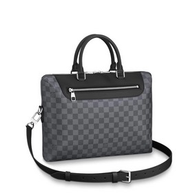 LV - Damier Graphite холщовая сумка для документов Можно носить