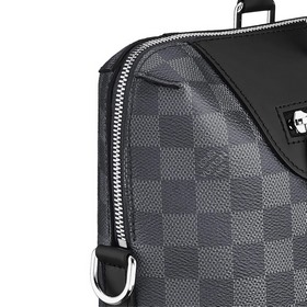 LV - Damier Graphite холщовая сумка для документов Можно носить 
