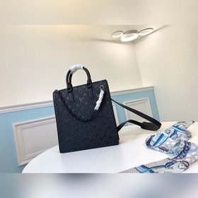LV Модель M44476 Черная кожа Runway bags Вышивка Мужская модель 2