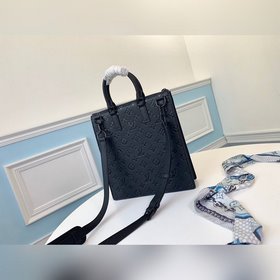 LV Модель M44476 Черная кожа Runway bags Вышивка Мужская модель 2