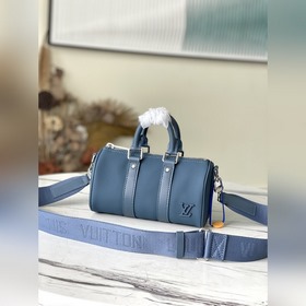 LV Модель： M81003 Синяя сумка через плечо Keepall XS — это мини-
