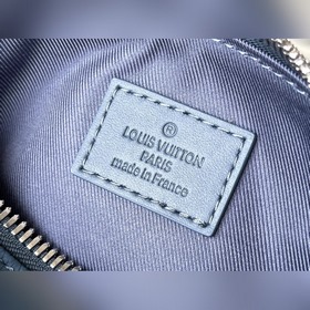 LV Модель： M81003 Синяя сумка через плечо Keepall XS — это мини-