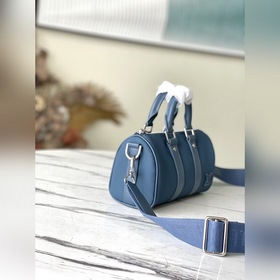 LV Модель： M81003 Синяя сумка через плечо Keepall XS — это мини-