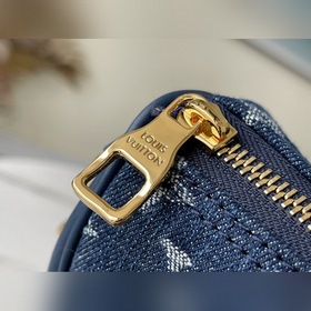 LV Артикул： M90689 Синяя сумка через плечо 2021-22 Осень-Зима К