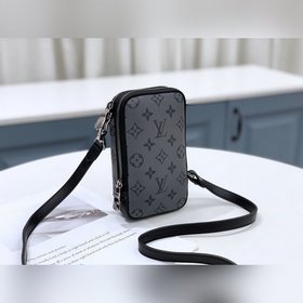 LV модная сумка через плечо M69534 черная с цветочным узором Мини