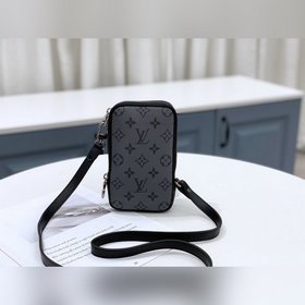 LV модная сумка через плечо M69534 черная с цветочным узором Мини