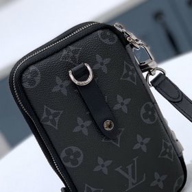 LV модная сумка через плечо M69534 черная с цветочным узором Мини