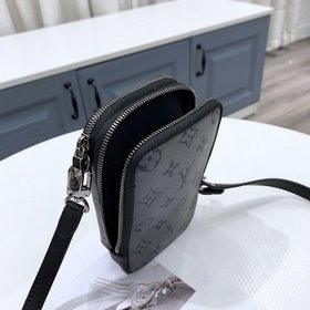 LV модная сумка через плечо M69534 черная с цветочным узором Мини