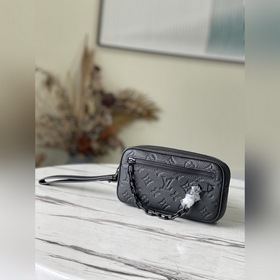 LV Модель M55703 Сумка Мягкая кожа с тисненым узором и цепочка и