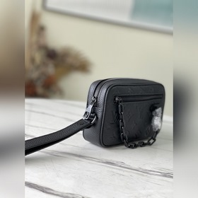 LV Модель M55703 Сумка Мягкая кожа с тисненым узором и цепочка и