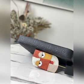 LV Модель： M80140 Кожаная сумка Pochette Steamer Классическая фо