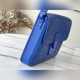 LV Модель： M80582 Синяя сумка S Lock 4A Изготовлена из ткани Mon