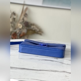 LV Модель： M80582 Синяя сумка S Lock 4A Изготовлена из ткани Mon