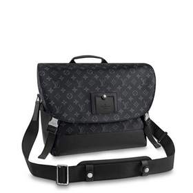 LV Eclipse Monogram холщовая сумка через плечо Тканевая подкладка