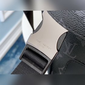 LV Eclipse Monogram холщовая сумка через плечо Тканевая подкладка