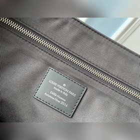 LV Eclipse Monogram холщовая сумка через плечо Тканевая подкладка