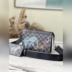 LV Артикул： N64608 Сумка через плечо Сумка изготовлена из парус