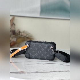 LV Модель： M45579 Новая сумка Horizon Clutch Изготовлена из ткан