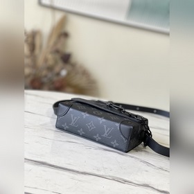 LV Модель： M81783 Черная кожаная сумка через плечо Классические 