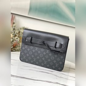 LV Артикул： M80107 Черный цветок Сумка Pochette Steamer Классич