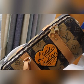 LV 【Сумка KEEPALL CITY】 Артикул： M45963  Вышитая этикетка Вирдж