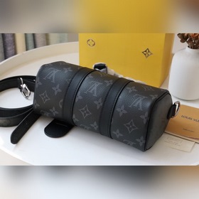 LV Модель： M45947 Черный с цветочным узором Серия сумок Speedy 