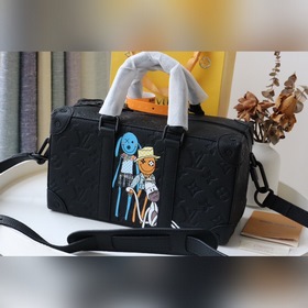 LV Артикул： M57410 Черный Новая модель Сумка Сумка из кожи Taur