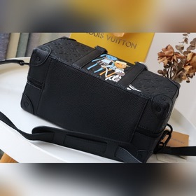 LV Артикул： M57410 Черный Новая модель Сумка Сумка из кожи Taur