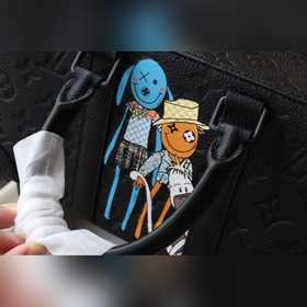 LV Артикул： M57410 Черный Новая модель Сумка Сумка из кожи Taur