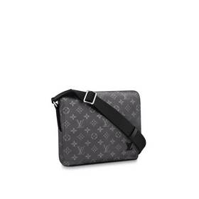 LV Monogramme Eclipse холстовая сумка-клатч с ремешком через плеч